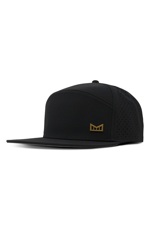 メリン メンズ 佩び物 かぶり笠 Melin Trenches Icon Hydro Performance Snapback Hat Black/Gum 黒いこと