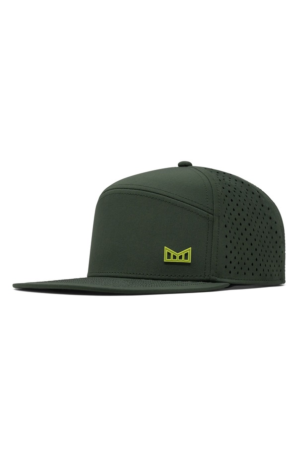 メリン メンズ 佩び物 かぶり笠 Melin Trenches Icon Hydro Performance Snapback Hat Kombu Green 緑であること