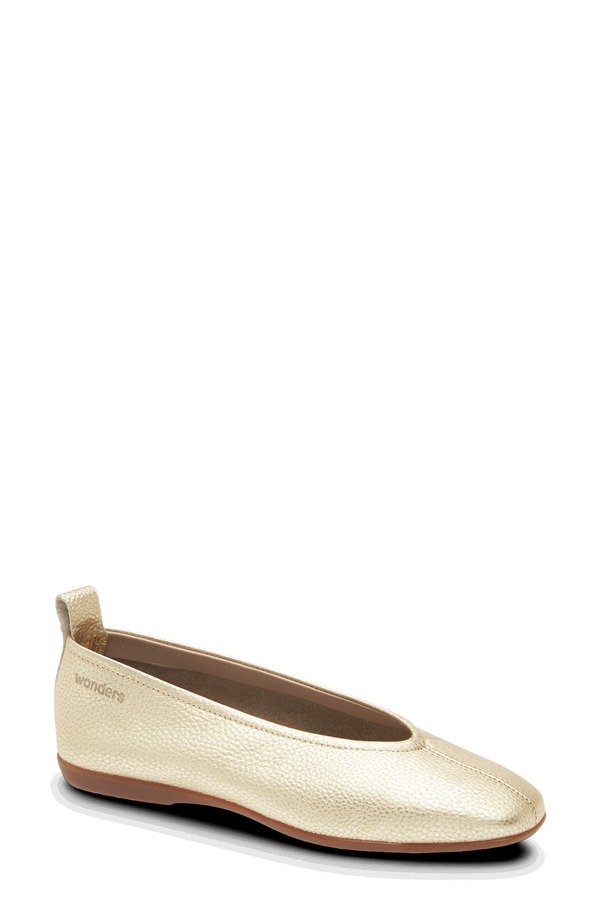 ワンダーズ レディース シューズ パンプス Wonders Ballet Flat Max Platino