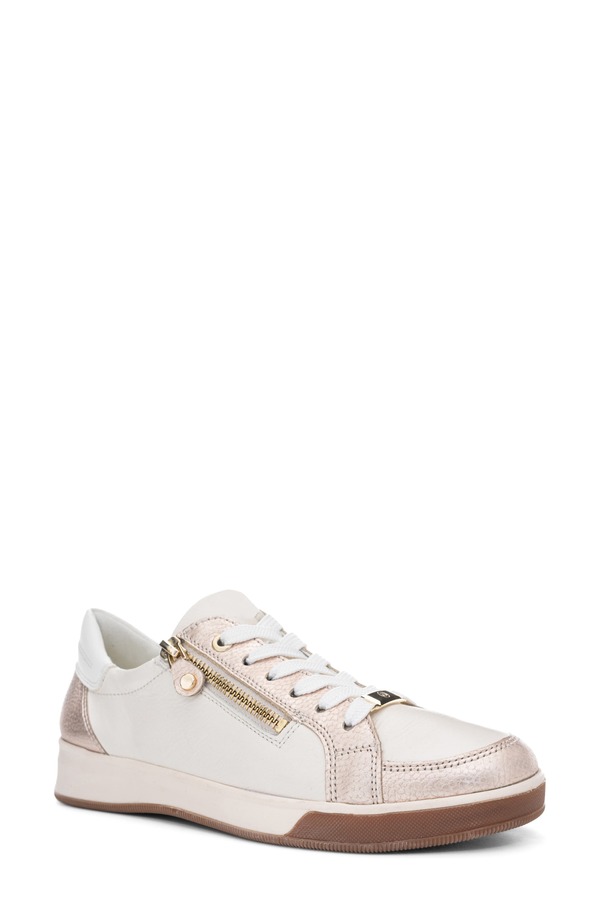 アラ レディース シューズ スニーカー ara Rei Low Top Sneaker Sand/ Cream/ White 白いこと