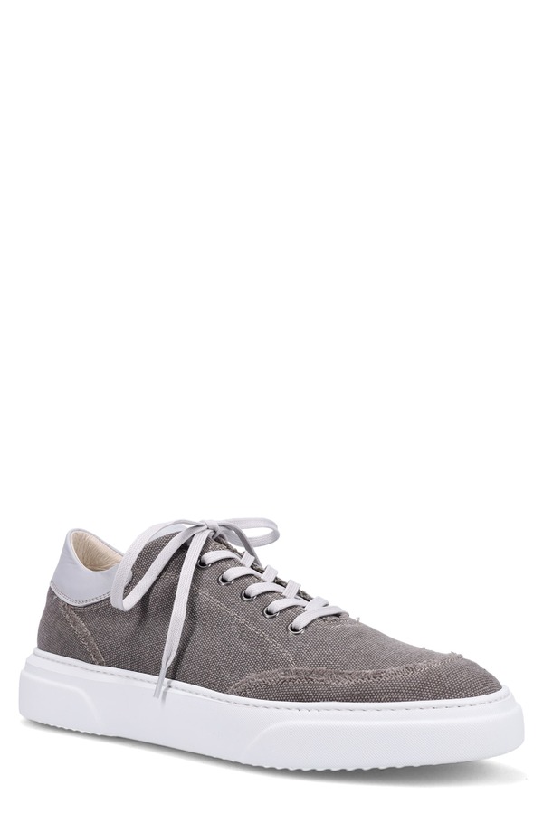 ロンホワイト メンズ シューズ スニーカー ジーンズ Ron White Maverick Low Top Denim Sneaker Taupe トープ