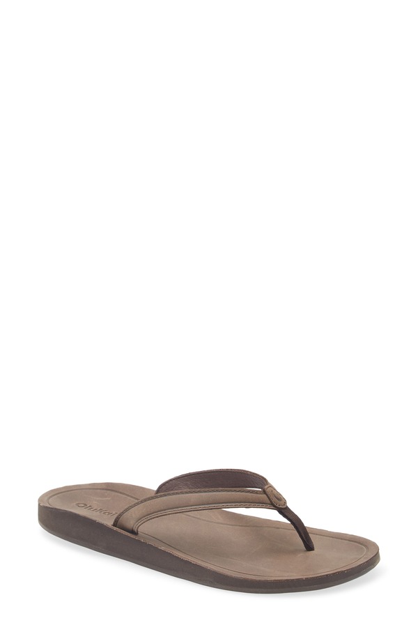 オルカイ レディース シューズ サンダル OluKai Southshore Flip Flop Dark JAVA/ Dark JAVA