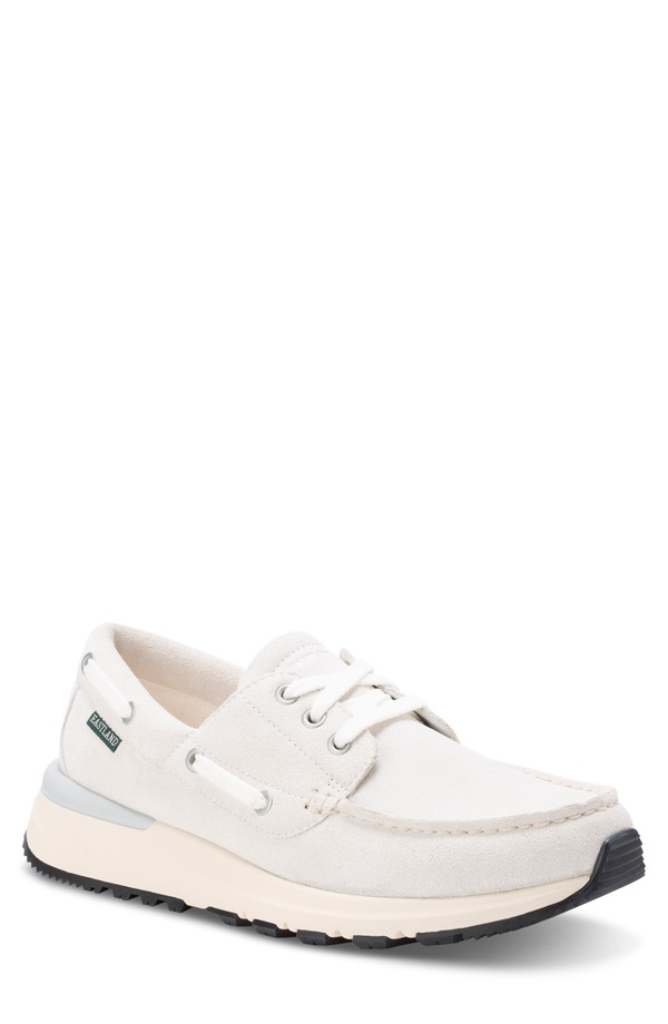 パン種地びた メンズ シューズ スニーカー Eastland Leap Trainer Sneaker White 白いこと