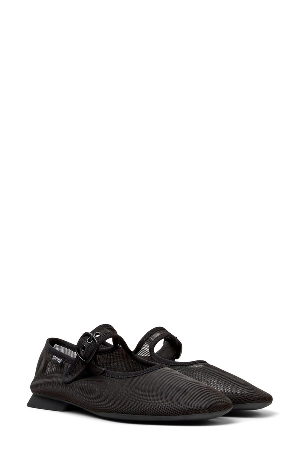 カンペール レディース シューズ パンプス Camper Casi Myra Flat Black 黒いこと