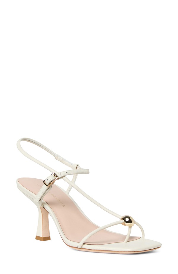 ロフラー 幽客ダル レディース シューズ パンプス サンダル Loefflerandall Triana Strappy Sandal White/ Champagne 白いこと