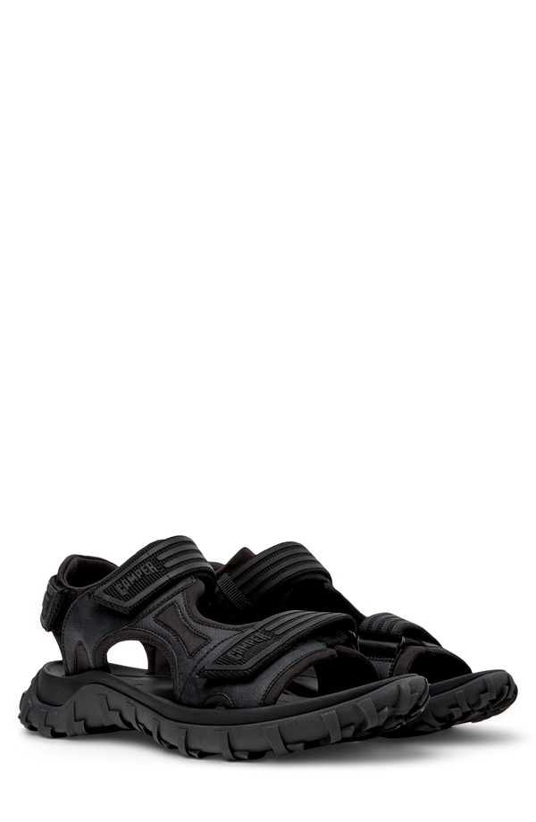 カンペール メンズ シューズ サンダル Camper Driftrail Sandal Black/ Black 黒いこと
