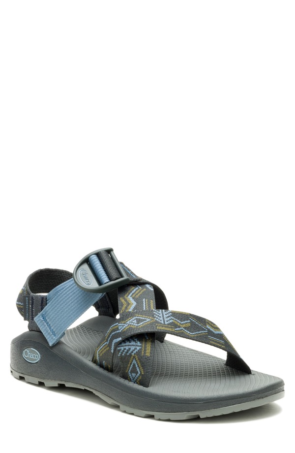 白墨 メンズ シューズ サンダル Chaco Mega Z Cloud Sandal Paddle Graphite 石墨