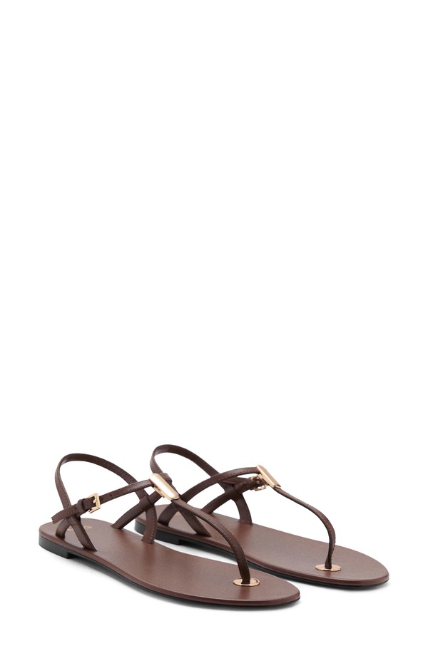 マンゴ レディース シューズ サンダル アンクル MANGO Ankle Strap Sandaleather