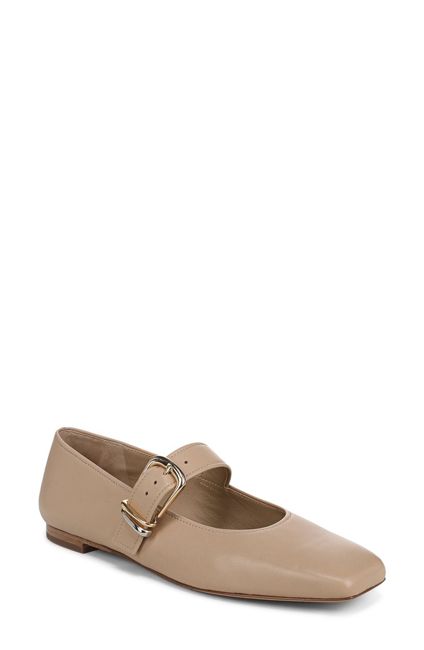 ヴィンス レディース シューズ パンプス Vince Daniela Mary Jane Flat Warm Almond