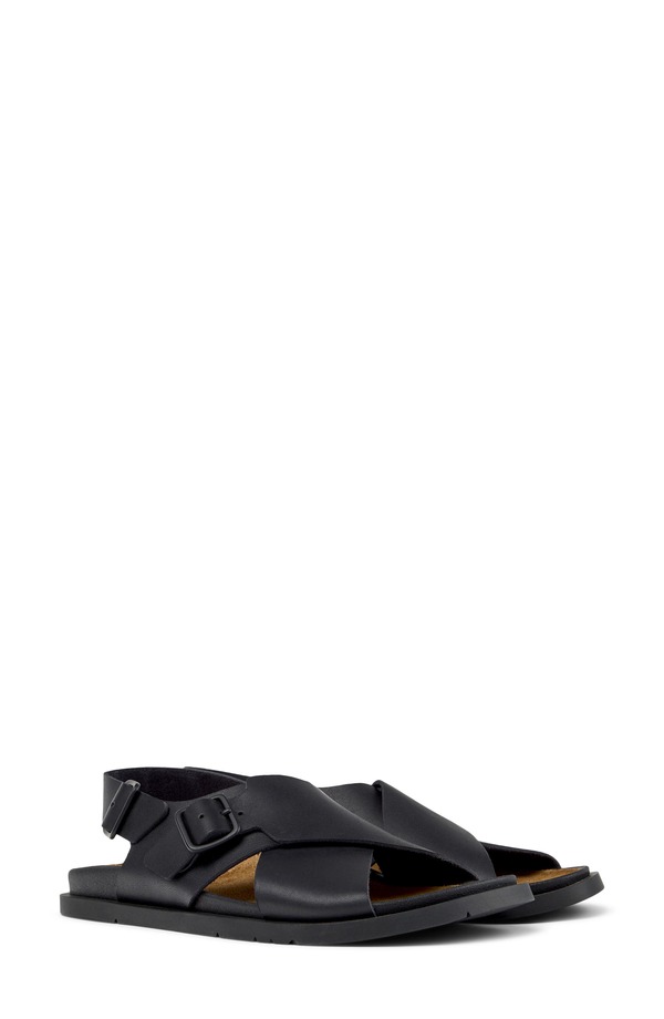 カンペール レディース シューズ サンダル Camper Louise Slingback Sandal Dark Black ブラック|ReVida 店