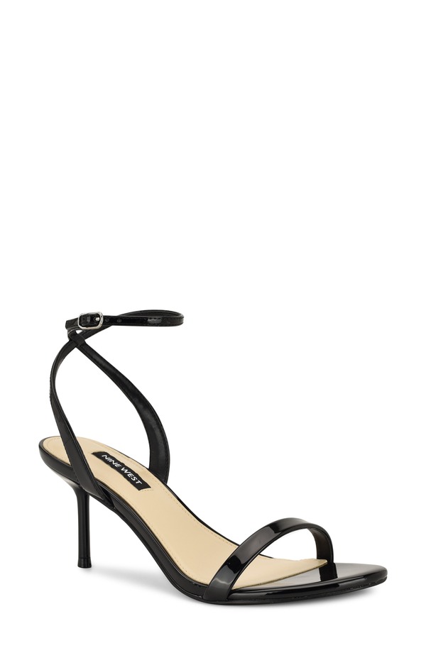 ナインウェスト レディース シューズ パンプス サンダル アンクル Nine West Waltz Ankle Strap Sandal Black 黒いこと