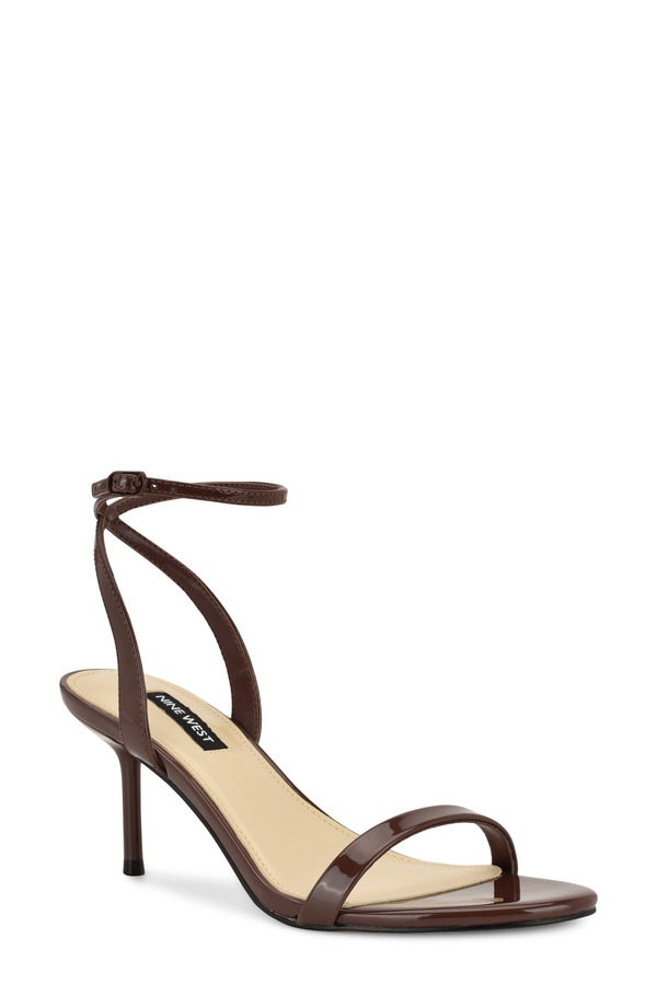 ナインウェスト レディース シューズ パンプス サンダル アンクル Nine West Waltz Ankle Strap Sandal Medium Brown 赤銅色