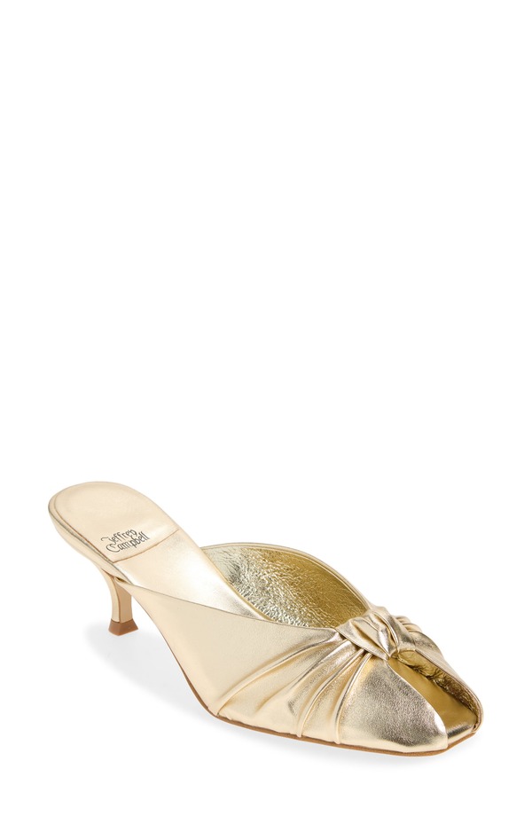 ジェフリー キャンベル レディース シューズ パンプス サンダル ヒール Jeffrey Campbell Twista Kitten Heel Sandal Platino｜ReVida 店