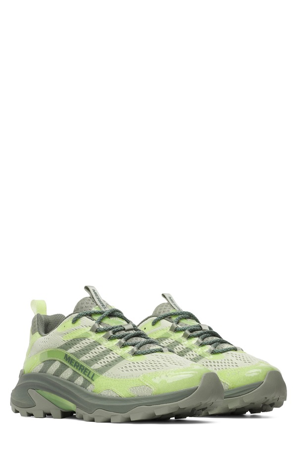 メレル メンズ シューズ スニーカー Merrell Moab Speed 2 Hiking Shoe Neon Green ネオン\\1