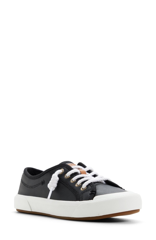 スペリー レディース シューズ スニーカー Sperry Pier Wave Low Top Sneaker Black 黒いこと
