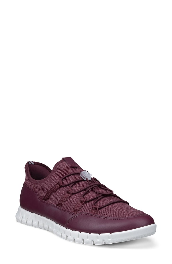 山びこ レディース シューズ スニーカー ECCO GRUUV Lite Sneaker Dark Ruby/Nocturne ルビー