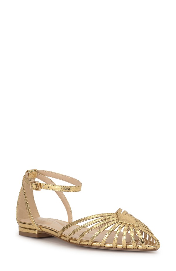 ジェシカシンプソン レディース シューズ サンダル アンクル Jessica Simpson Euleankle Strap Sandal Gold 04 ゴールド