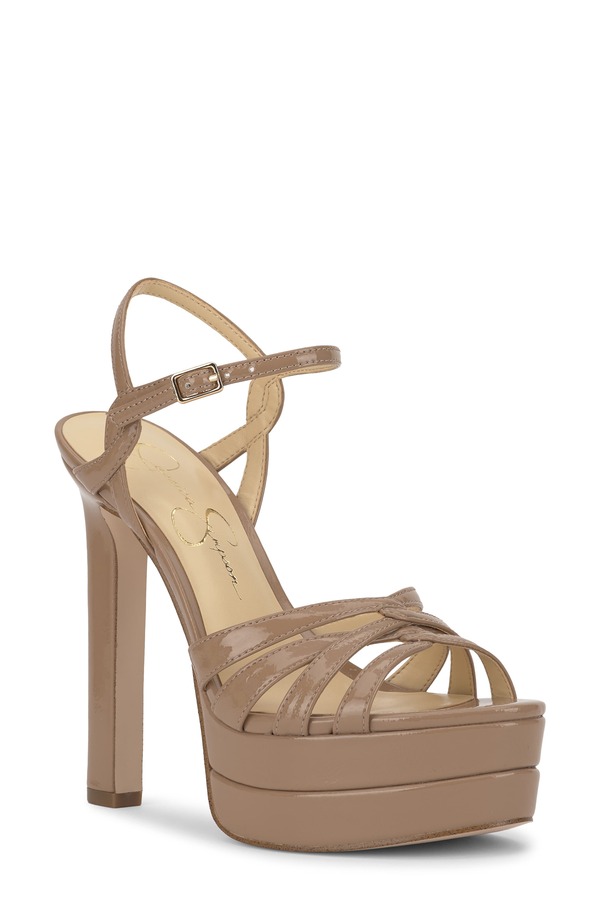 ジェシカシンプソン レディース シューズ パンプス プラットホーム サンダル アンクル Jessica Simpson Itzari Ankle Straplatform Sandal Mdbrown 01