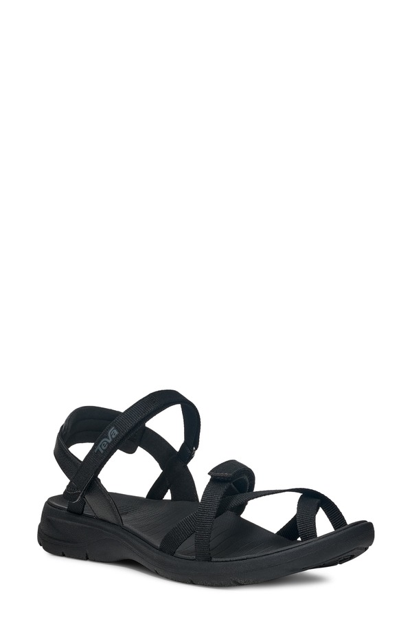 テバ レディース シューズ サンダル Teva TirraTraveler Sandal Black/ Black 黒いこと