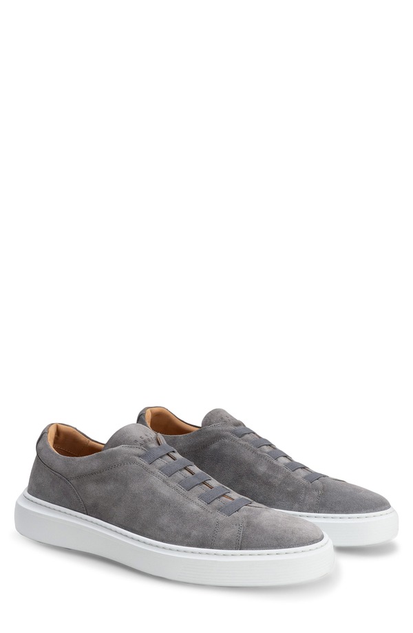 ロバートバラケット メンズ シューズ スニーカー スピード競技 Robert Barakett Williamstretch Lace Sneaker Grey 薄墨色
