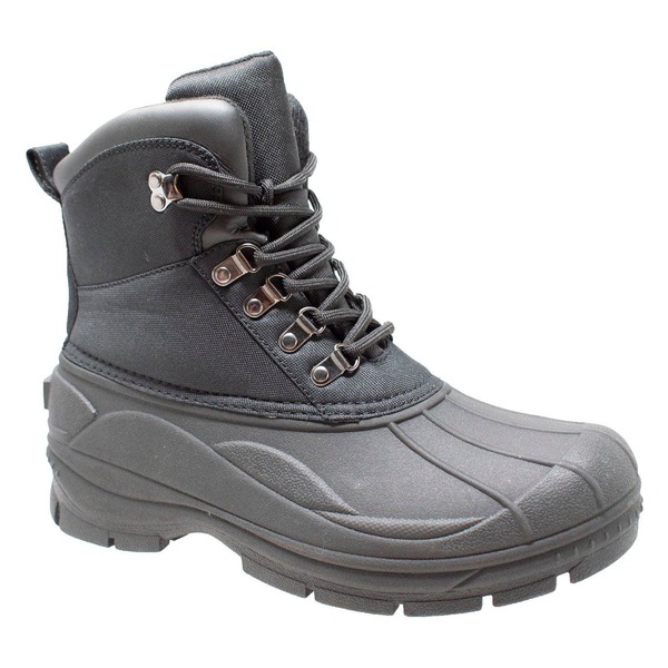 アドテック メンズ シューズ ブーツ・レインブーツ ナイロン AdTec Durable Nylon Winter Boots Black ブラック|ReVida 店