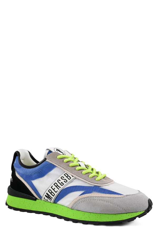 ビッケンバーグス メンズ シューズ スニーカー 対照 BIKKEMBERGS Contrastripe Sneaker Light Grey 薄墨色