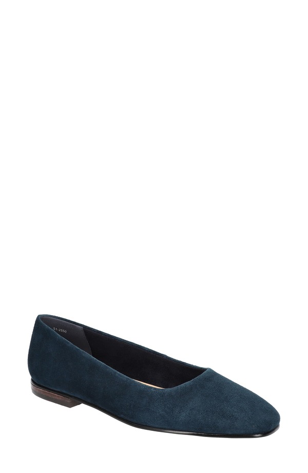 ベラヴィータ レディース シューズ パンプス Bella Vita Kimiko Flat Navy Kidsuede Leather 米国海軍