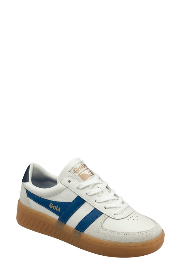 ゴラ レディース シューズ スニーカー Gola Grandslam Elite Sneaker White/ Sapphire/ Navy/ Gum 白いこと