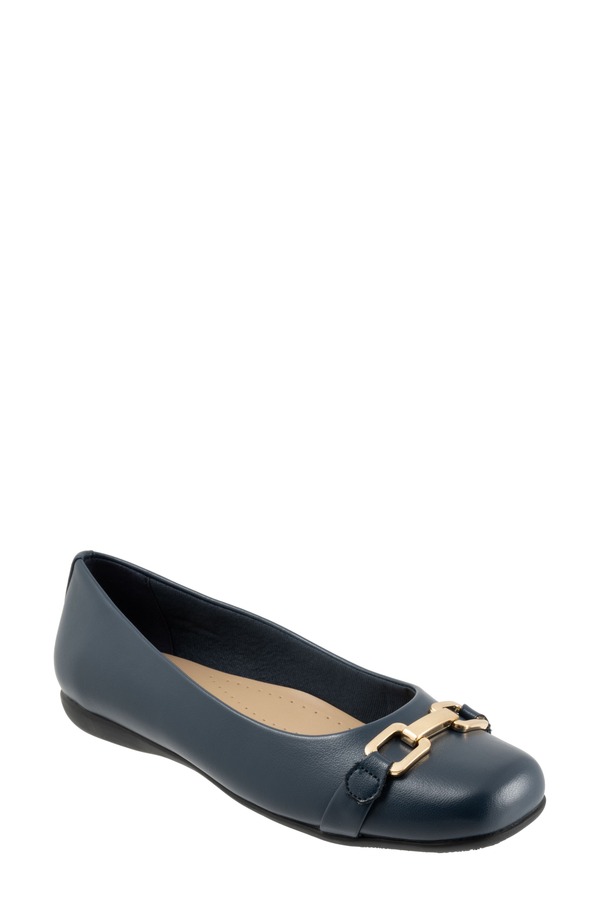 トロッターズ レディース シューズ パンプス Trottersadie Flat Navy 米国海軍