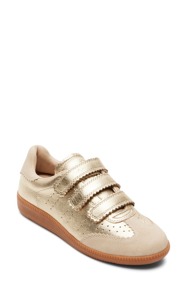 スティーブ マデン レディース シューズ スニーカー Steve Madden Momentum Sneaker Gold ゴールド｜ReVida 店