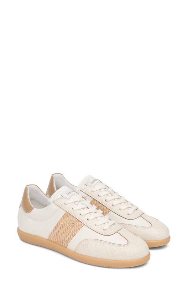 ネーロ ジャルディーニ レディース シューズ スニーカー NeroGiardini Low Top Sneaker White/ Beige 白いこと