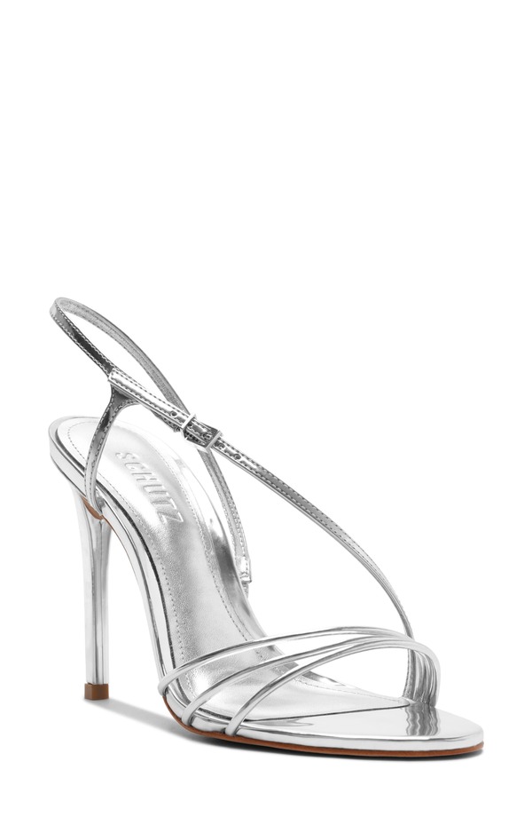 シュッツ レディース シューズ 踵 サンダル Schutz Inez Slingback Sandal Prata
