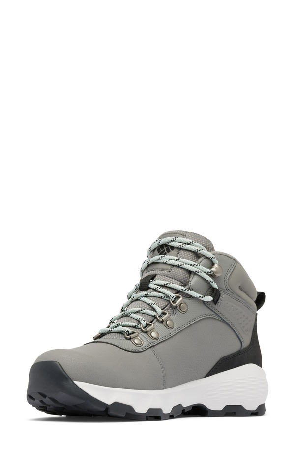 コロンビア レディース シューズ ブーツ・レインブーツ Columbia Newton Wander LTR Waterproof Hiking Boot Quarry/ Cool Green 緑であること