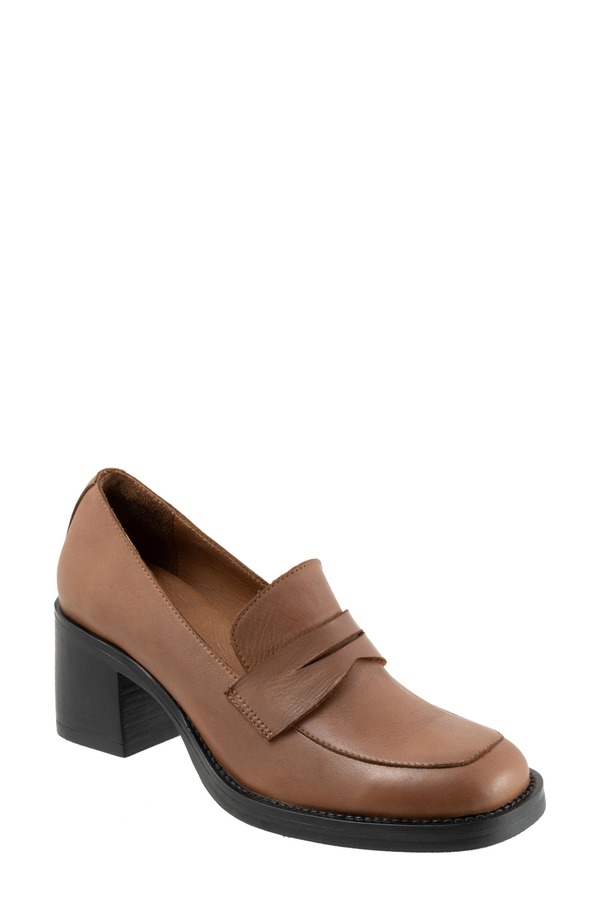 ブエノ レディース シューズ パンプス 置き目毛革 Bueno Ruth Penny Loafer Pump Tan タン