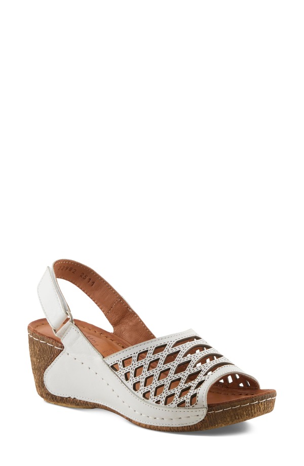 春月踏み段 レディース シューズ パンプス サンダル Spring Step Denair Sandal White 白いこと