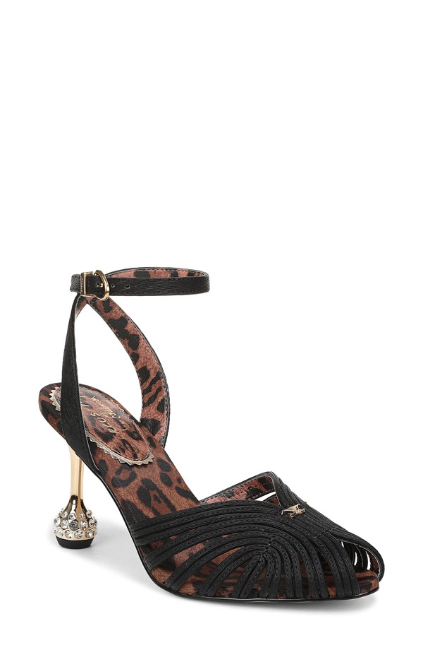 サムエデルマン レディース シューズ 踵 アンクル Sam Edelman Gianankle Strapump Black 黒いこと