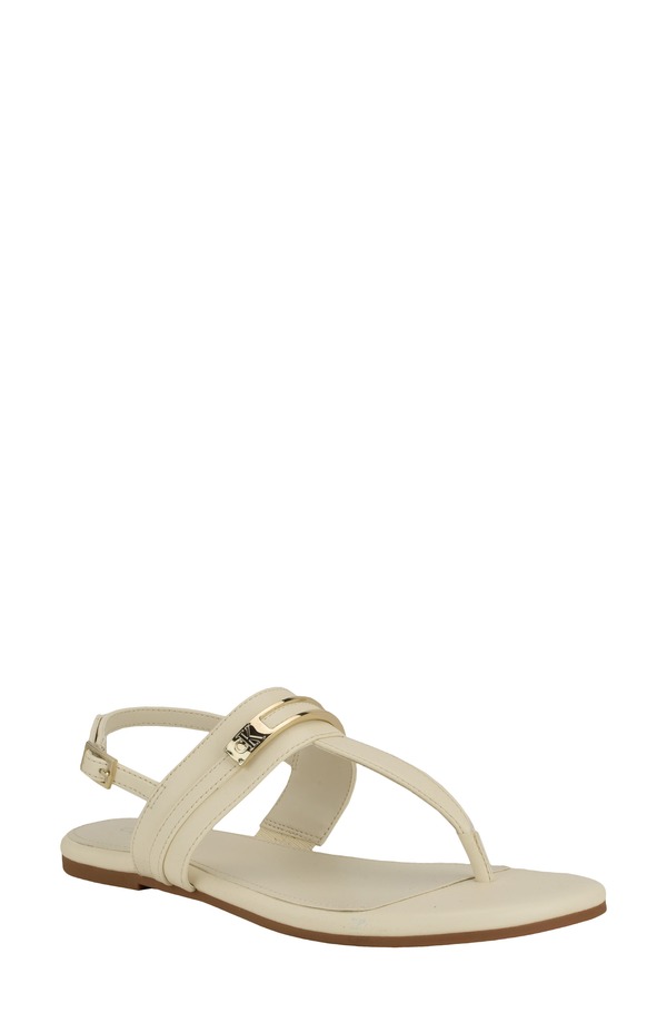 カルバンクライン レディース シューズ サンダル Calvin Klein Bettia Slingback Sandal Ivory 象牙色