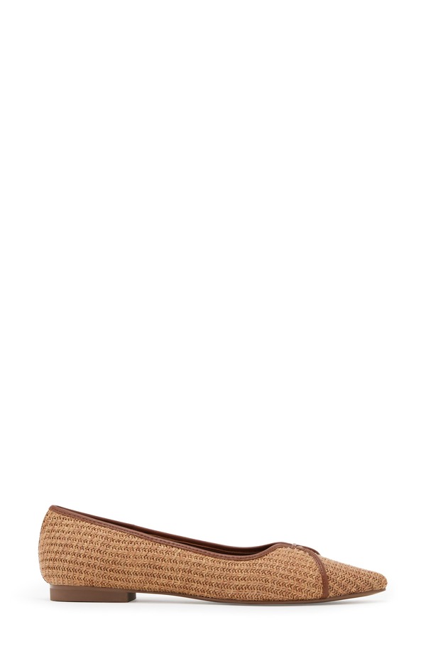 レイス レディース シューズ パンプス Reiss Evelyn Ballet Flat Natural