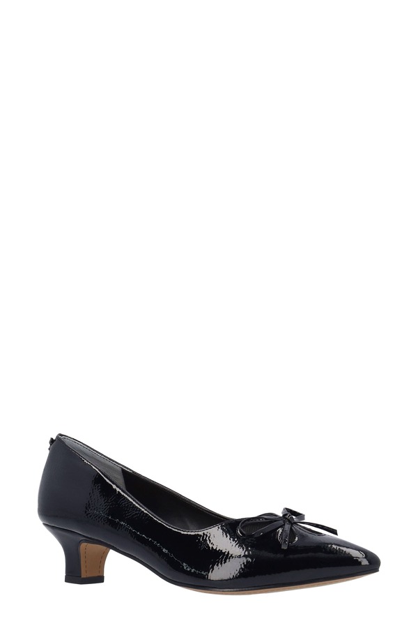 ジェイレニー レディース シューズ パンプス 踵 J. Rene Calinda Kitten Heel Pump Black 黒いこと