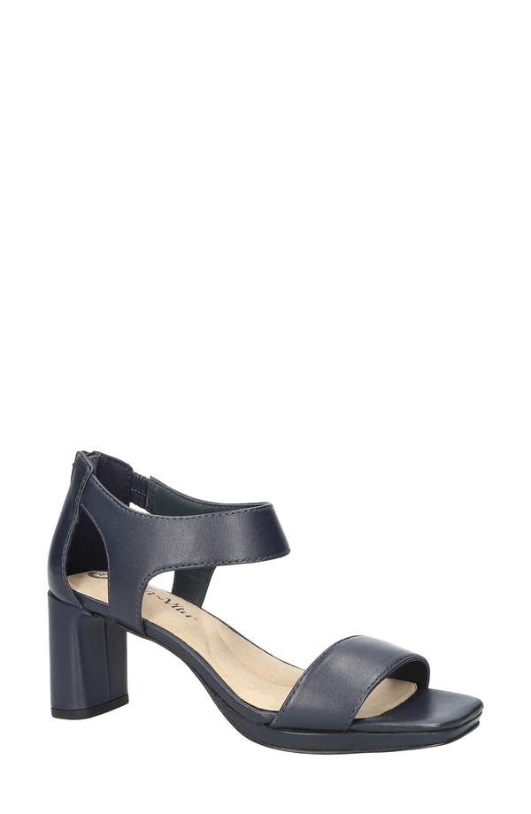 ベラヴィータ レディース シューズ 踵 サンダル アンクル Bella Vita Sonic Ankle Strap Sandal Navy Leather 米国海軍