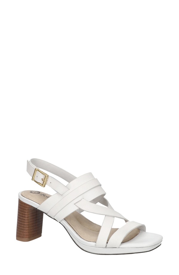 ベラヴィータ レディース シューズ 踵 サンダル Bella Vita Desoto Slingback Sandal White Leather 白いこと
