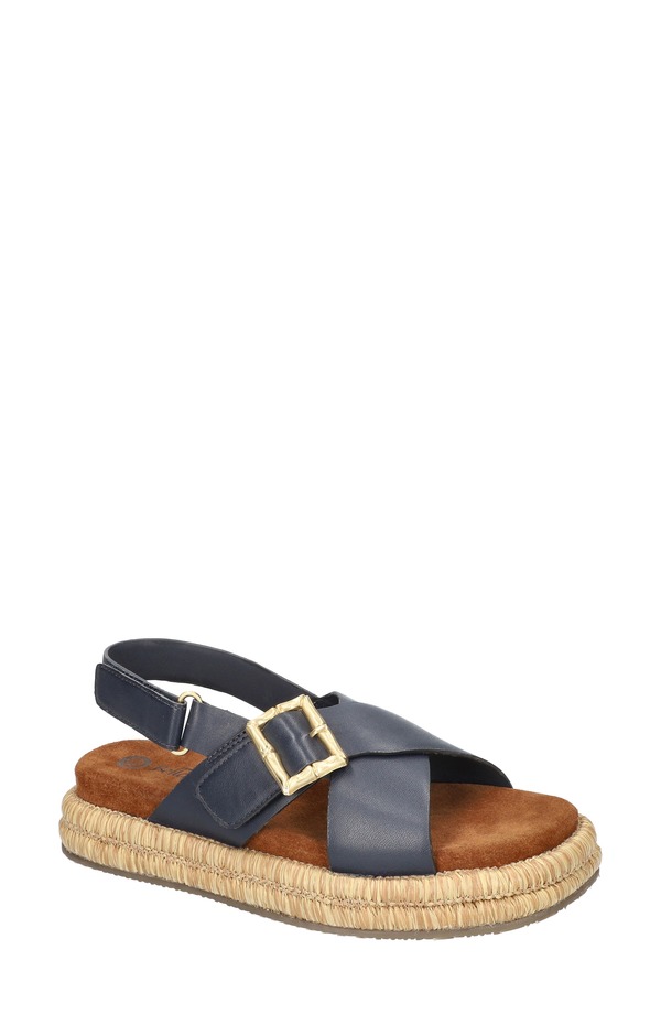 ベラヴィータ レディース シューズ サンダル Bella Vita Jaylyn Slingback Sandal Navy Leather 米国海軍