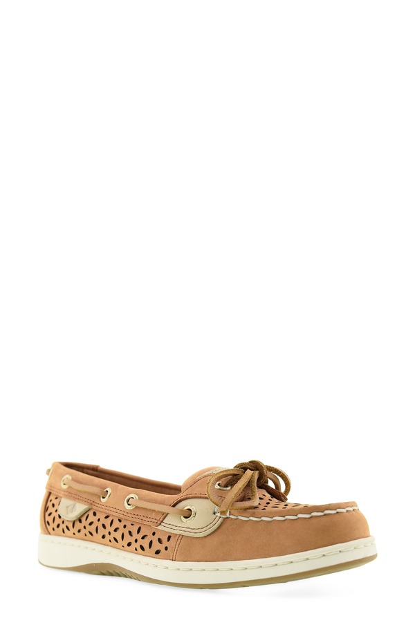 スペリー レディース シューズ パンプス 置き目毛革 Sperry Angelfish Loafer Tan タン