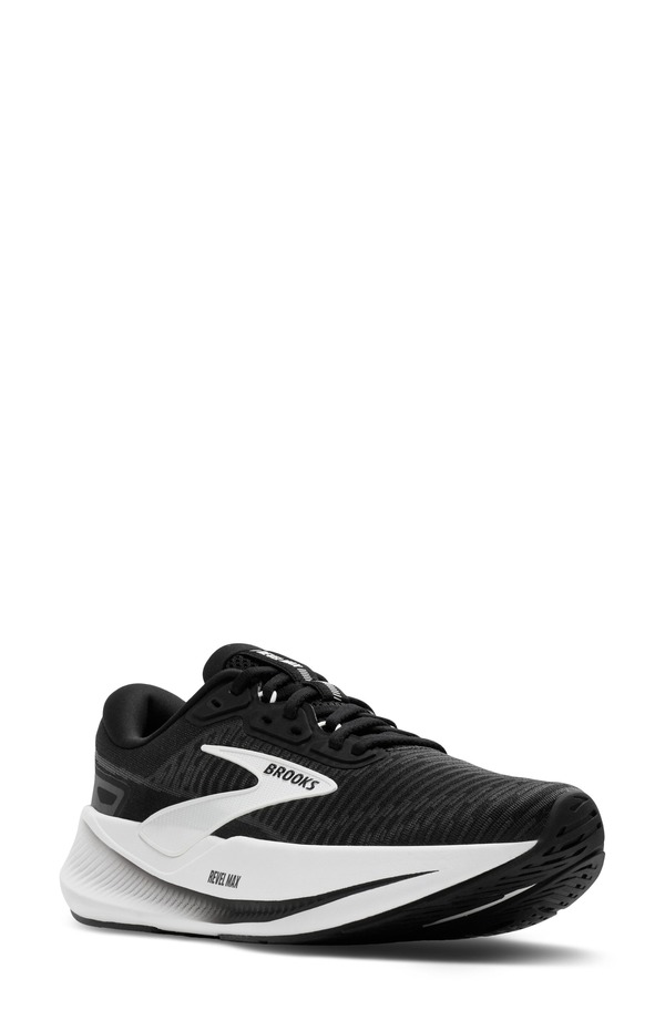 ブルックス レディース シューズ スニーカー Brooks Revel Max Running Shoe Black/ Grey/ White 白いこと
