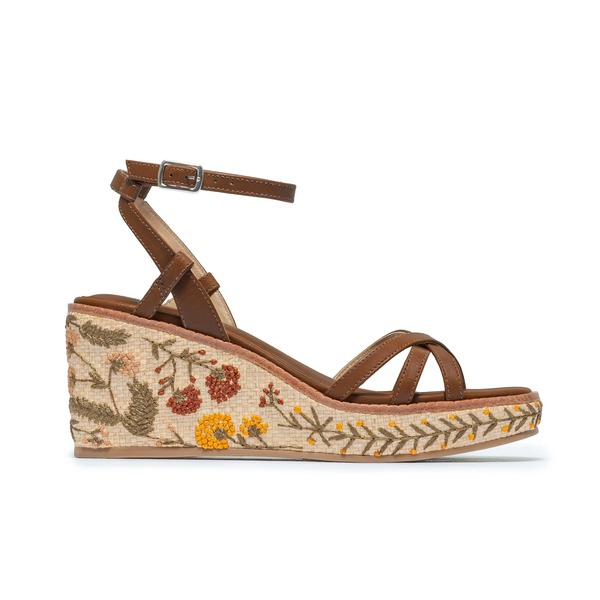 ベルナード レディース シューズ パンプス サンダル Bernardo Footwear Cario Wedge Sandal Saddle