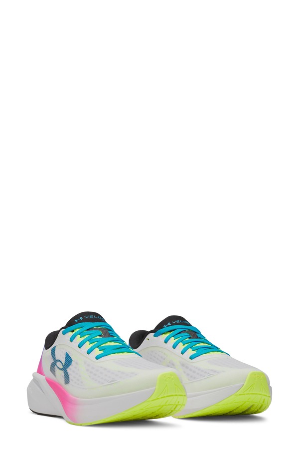 アンダーアーマー レディース シューズ スニーカー Under Armour UA Velociti Pace Running Shoe White / Rebel Pink / Capri 白いこと