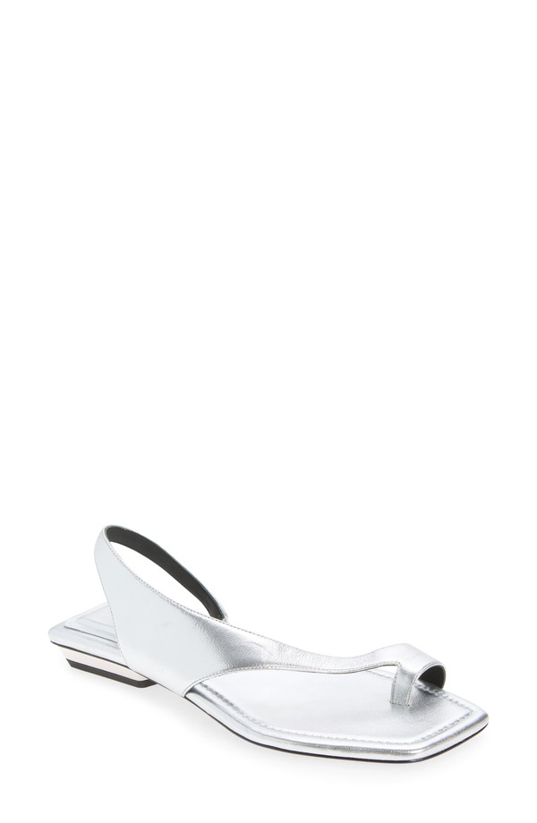 ラグアンドボーン レディース シューズ サンダル rag \u0026 bone Live Flat Sandal Silver しろがね色