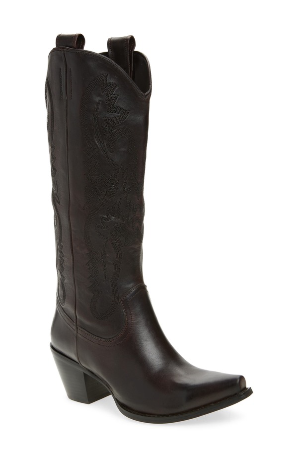 ジェフリー キャンベル レディース シューズ ブーツ・レインブーツ Jeffrey Campbell Rancher Knee High Western Boot Brown 赤銅色