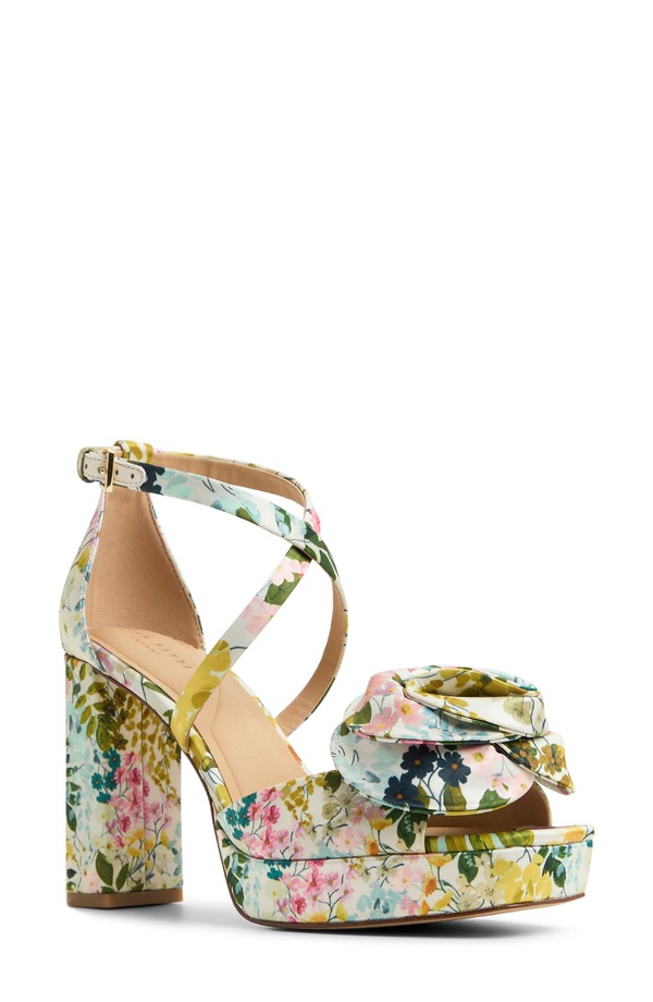 テッドベーカー レディース シューズ パンプス プラットホーム サンダル Ted Baker London Maddy Rose Platform Sandal Floral