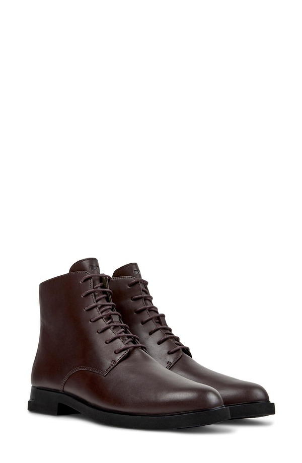 カンペール レディース シューズ ブーツ・レインブーツ Camper Iman Waterepellent Boot Dark Brown 赤銅色